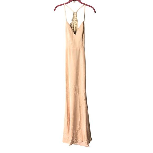 Lovers + Friends The Paris Lace Silky Fairy Romantic Ethereal Slip Dress 4 NWT - Picture 9 of 13